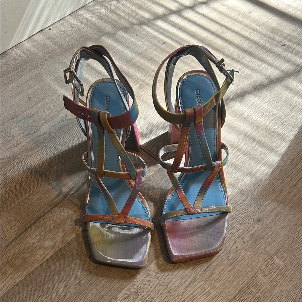 Gianni Bini Multicolor Strappy Heels